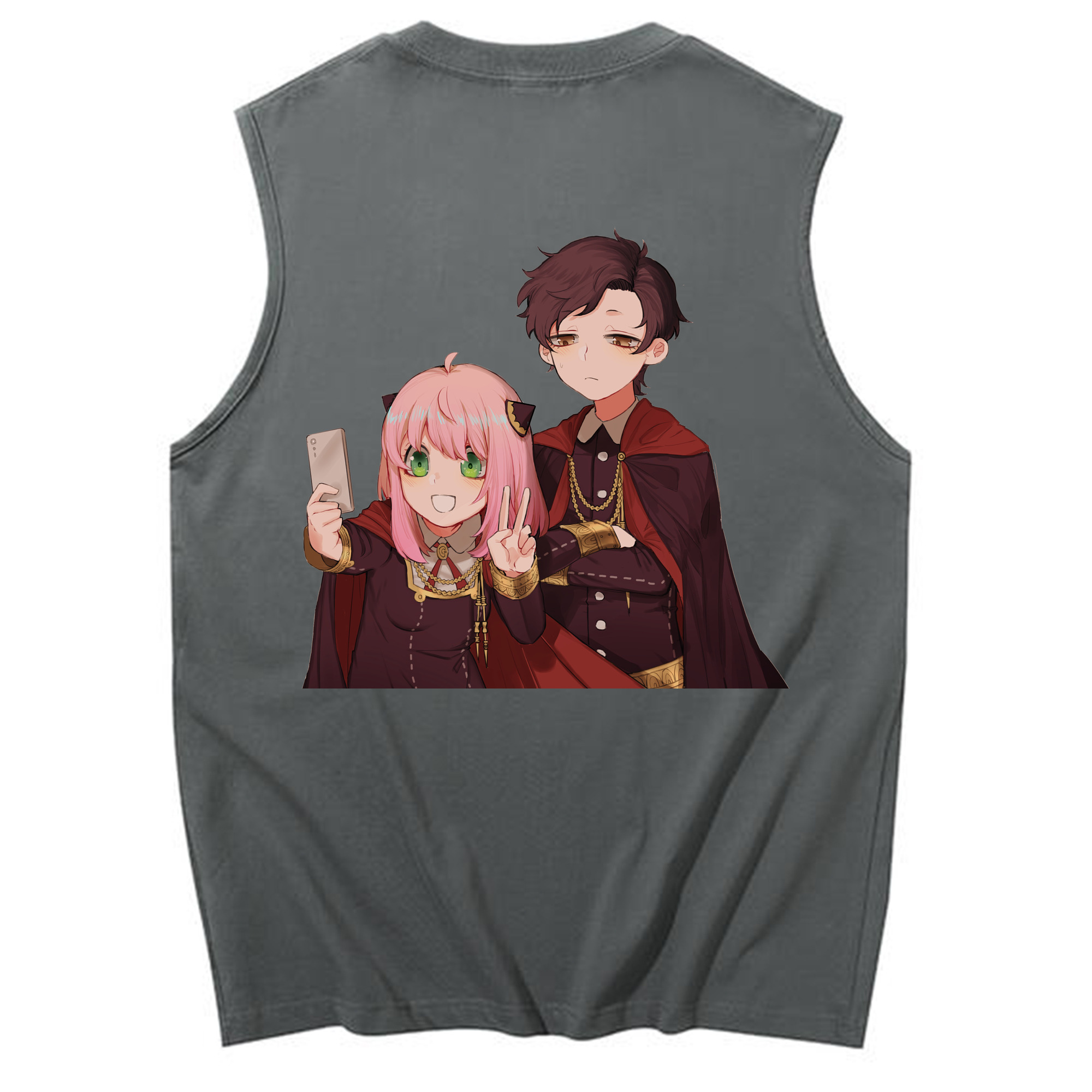 （画像用） SPY×FAMILY间谍家家酒 コットン100％タンクトップ（背面プリント）